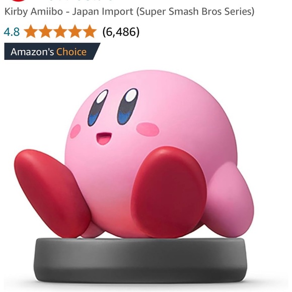 Kirby Amiibo - Japan Import (Super Smash Bros Series) - Picture 1 of 6